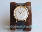 Swiss Replica Vacheron Constantin Patrimony Yellow Gold Watch White Dial